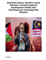 Cover of: Advokasi Anwar Ibrahim untuk Palestin: Analisis Sejarah Kepimpinan Politik dan Sokongannya terhadap Hak Palestin