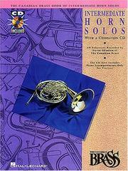Cover of: Canadian Brass Book of Intermediate Horn Solos: Book/CD Pack