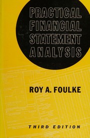 Front cover of Practical financial statement analysis by Roy Anderson Foulke