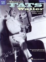 The great solos, 1929-1941 by Fats Waller, Paul Posnak