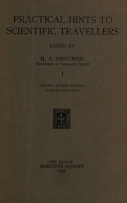 Cover of: Practical hints to scientific travellers