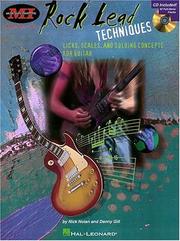 Cover of: Rock Lead Techniques: Techniques, Scales and Fundamentals for Guitar
