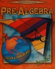 Cover of Prentice Hall pre-algebra by David M Davison
