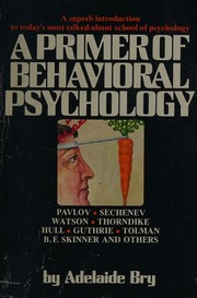 Cover of: A Primer of Behavioral Psychology