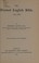 Cover of: The printed English Bible, 1525-1885