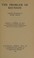Cover of: The problem of reunion