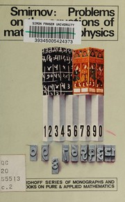 Cover of: Problems on the equations of mathematical physics
