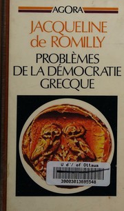 Cover of: Problèmes de la démocratie grecque