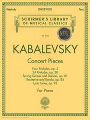 Cover of: Concert Pieces: Piano Solo (Schirmer's Library of Musical Classics)