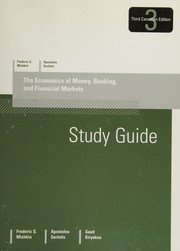 Cover of: Study guide, the economics of money, banking, and financial markets, third Canadian edition