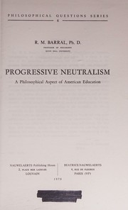 Front cover of Progressive neutralism by Mary Rose Barral