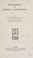 Cover of: Prolegomena to library classification