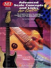 Cover of: Advanced Scale Concepts and Licks for Guitar: Private Lessons