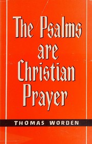 Cover of: The Psalms are Christian prayer