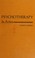 Cover of: Psychotherapy in action