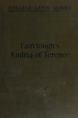 cover of P. Terenti Afri Andria, with introduction and notes