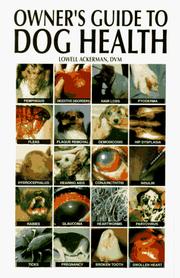 Cover of: Owner's Guide to Dog Health