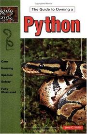Cover of: The Guide to Owning a Python (Guide to Owning A...) by Jerry G. Walls