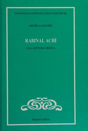 Cover of: Rabinal Achí: una lettura critica