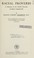 Cover of: Racial proverbs;