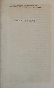 Cover of: THE RAZOR'S EDGE ( The Collected Edition ) by William Somerset Maugham, William Somerset Maugham