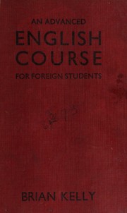 Cover of: An advanced English course for foreign students