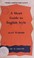 Cover of: A short guide to English style