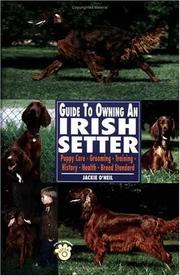 Cover of: Guide to Owning an Irish Setter (Re Dog)