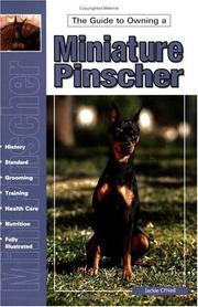 Cover of: Guide to Owning a Miniature Pinscher (Re Dog)