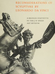 Cover of: Reconsiderations of sculpture by Leonardo da Vinci by Michael D. Hall, Michael D. Hall, Michael D. Hall, Michael D. Hall