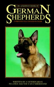 Cover of: Dr. Ackerman's book of the German shepherd