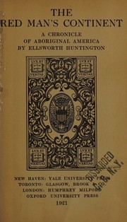 Cover of: The Red Mans Continent