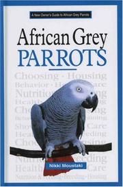 Cover of: A New Owner's Guide to African Grey Parrots (New Owners Guide)