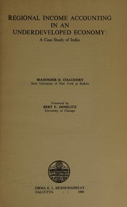 Cover of: Regional income accounting in an underdeveloped economy: a case study of India