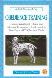 Cover of: Obedience Training by Dennis Kelsey-Wood