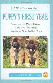 Cover of: Puppy's first year