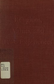 Cover of Religions, values, and peak-experiences