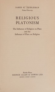 Cover of: Religious Platonism