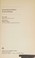 Cover of: Research Problems in Psychology