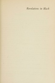 Cover of: Revelations in black