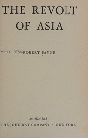 Cover of: The Revolt of Asia
