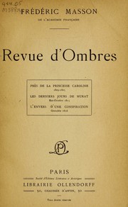 Revue d'ombres .. by Frédéric Masson