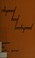 Cover of: Rhymed and unrhymed