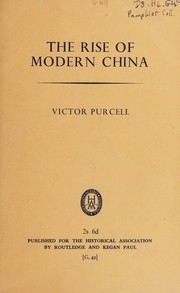 Cover of: The rise of modern China