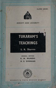 Cover of: Tukaram's teachings