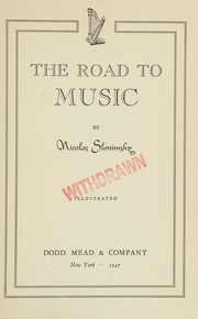 Cover of: The road to music