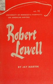 Cover of: Robert Lowell