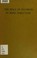Cover of: The role of fluoride in bone structure
