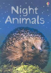 Cover of: Night Animals (Beginners Nature) | Susan Meredith