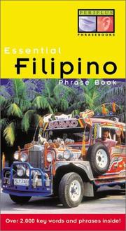 Cover of: Essential Filipino: phrase book